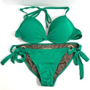 VS Green Bikini Set